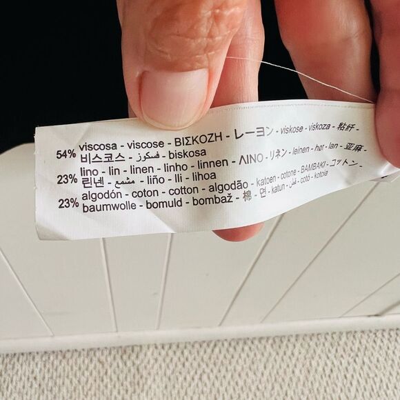 Zara Linen Blend Romper NWT - Picture 6 of 11